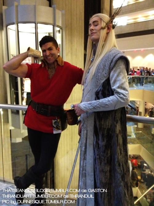 thranduart:durnesque:The prettiest men at DragonCon this weekend: thatseanguyblogs and thranduartWe 