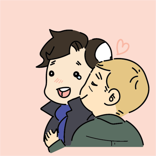 johnedandsherlocked: he get a lil smooch when he sad