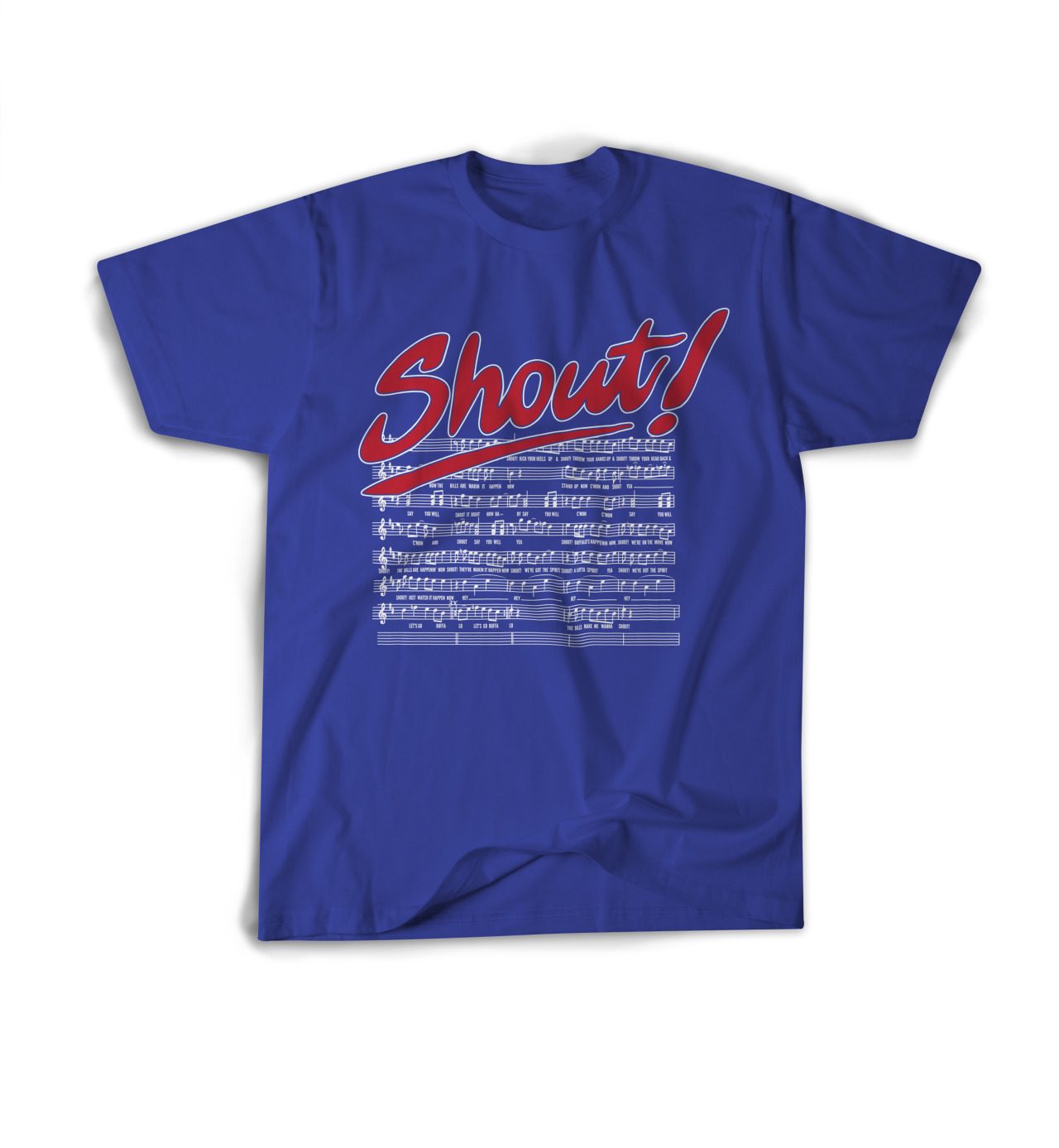 Shout!
Kick your heels up and shout! Throw this shirt on and shout! The Buffalo Bills are happenin’ now, celebrate them with the song you’ve sang every fall Sunday for the past decades.
Available in your choice of styles. Click on the individual...