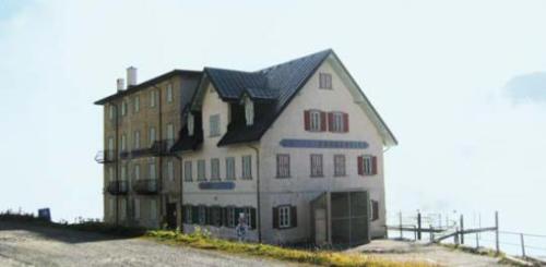 Furkablick Hotel, Furkapass, Switzerland, Realized 1866. Regeneration by OMA in 1991