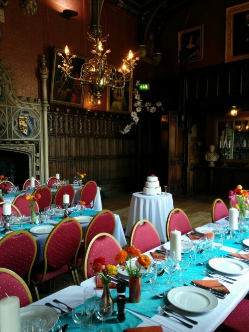 epeal: My brother had his wedding reception in a castle!! A castle that had great coloured rooms