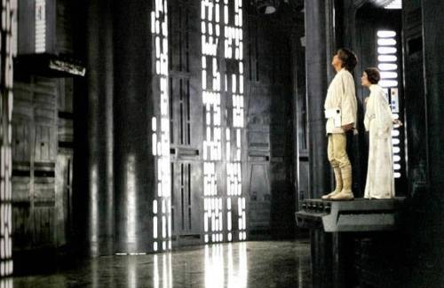 thestarwarsarchives:What the pit that Luke and Leia swinged over really looked like - A New Hope