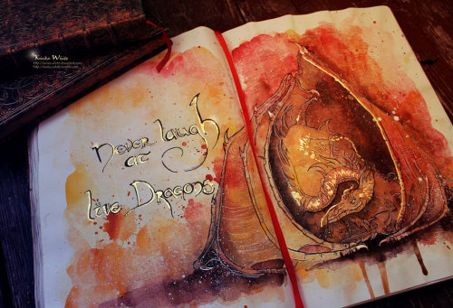 pixalry:  The Hobbit Custom Traditional Artwork: Part 3 - Created by Kinko White You can find more of the artist’s phenomenal work on Facebook and Tumblr. You can see Part 1 here and Part 2 here. 