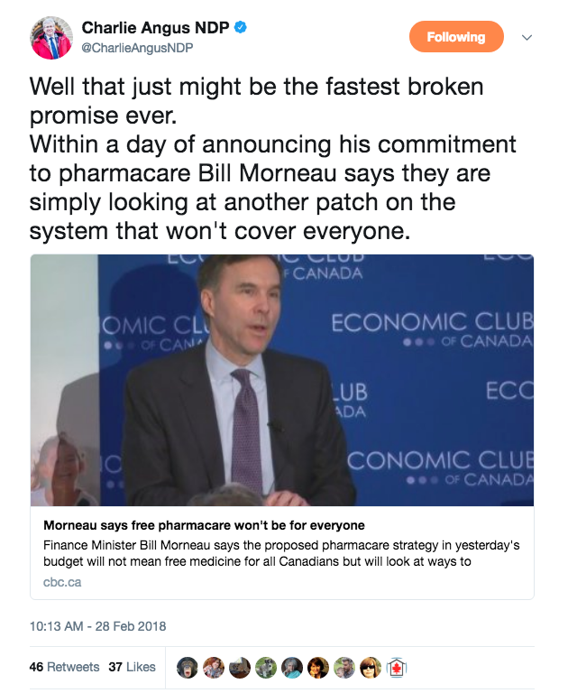 allthecanadianpolitics:  Liberals are the WORST.You know their pharmacare plan everyone