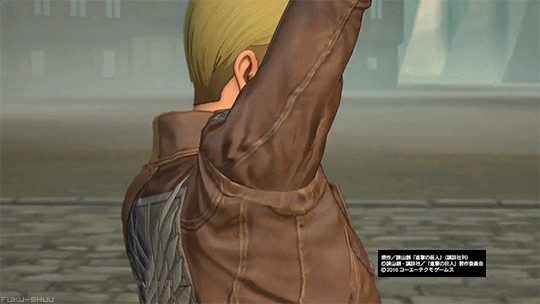 Erwin scene from the KOEI TECMO Shingeki no Kyojin Playstation game!More on the SnK