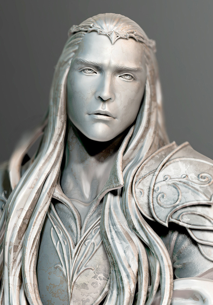 leepacejustawesome3:  helenashin:Hello Evryone !! :)This is Thranduil 3D Bust and my