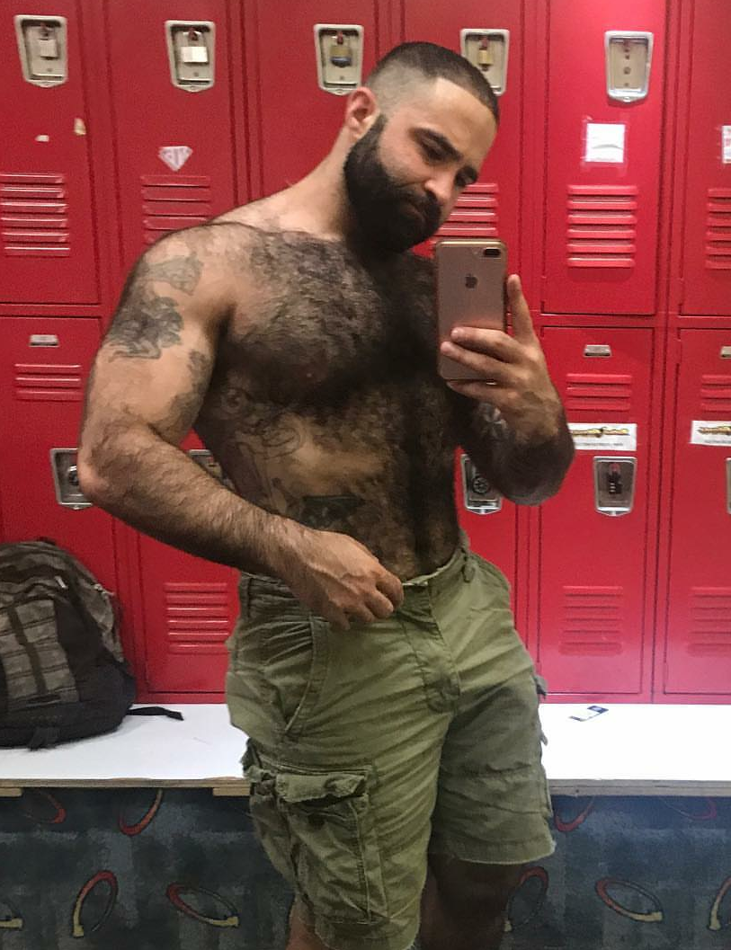 Two hairy guys