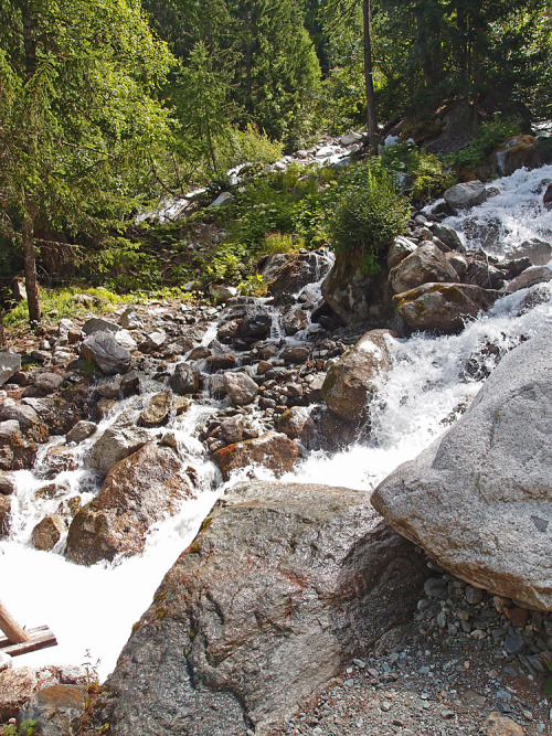Waterfall Chamonix Fr