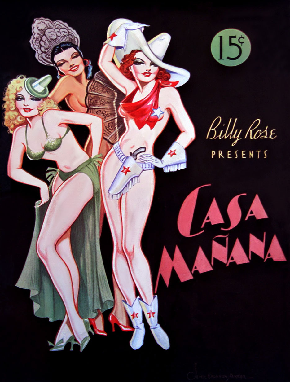 The 1936-edition of the souvenir program offered to patrons at Billy Rose’s ‘CASA