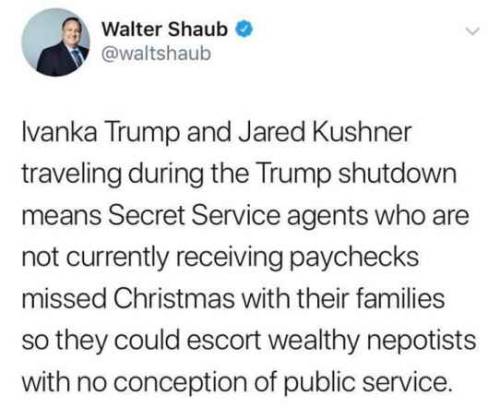 drag-tween: intelligentchristianlady: The government is shut down because the president insists that we, the citizens of the United States, have to pay for the wall he promised us Mexico would pay for. “A 