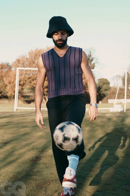 suckmyarschkarte:Mohamed Salah for British GQ