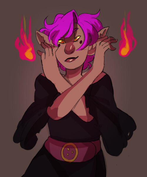Colored sketch commission of @glowypop‘s adorable OC Waylan!Commission Info Here!