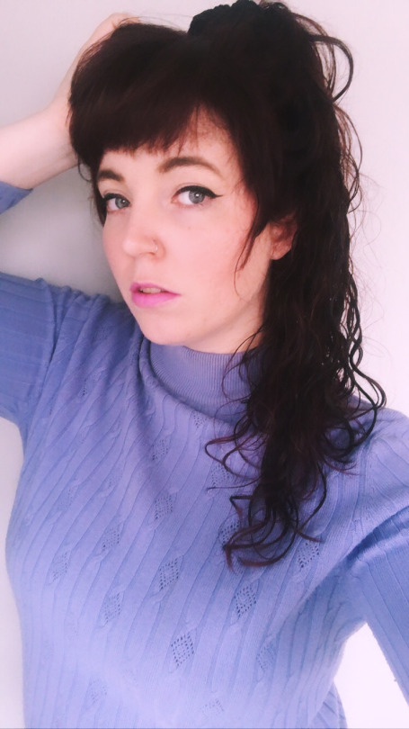 I found this sweater at Goodwill and it was very “on brand” as the kids say
