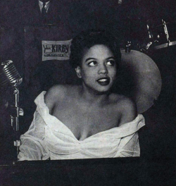 yesterdaysprint: Jazz pianist  Hazel Scott,