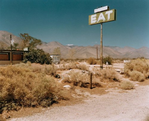 kafkasapartment:Sign by Empty Footpath, 1989. Michael Ormerod. Color Print on Hahnemuehle Paper.
