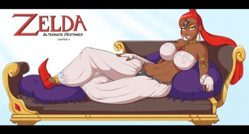 dangerouscumdispensary: ongoing work-  Zelda Alternate Destinies( Gerudo ) by Afrobull &lt;