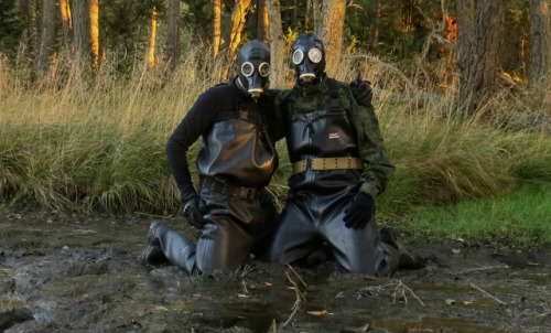 camo78fs: Fun in Century 4000 Super Safety waders. Me and Rubrpain.