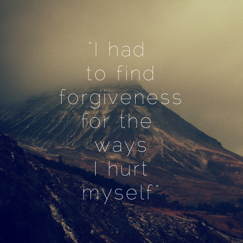 twloha:  “I had to find forgiveness for the ways I hurt myself.” - Kenzi Rome, “A Safer Escape” 