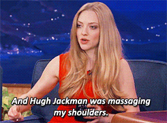 Amanda Seyfried talking about fainting on the set of Les Miserables.