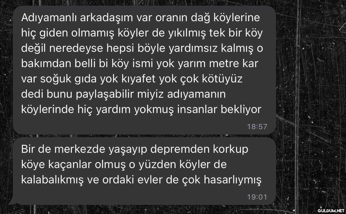 Adıyamanlı arkadaşım var...