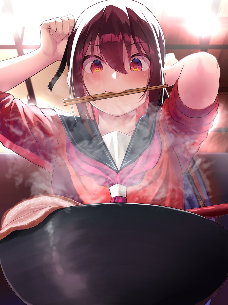 fileth-fileth:  oekakizukiさんのツイート: ラーメン食おうとしているうちの子