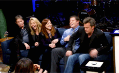 iwishedforyoutoo:  Friends reunion on Hollywood Game Night 