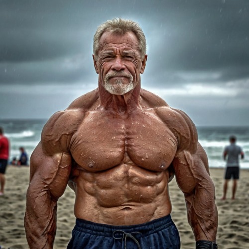 Day At The Beach With Grandpa