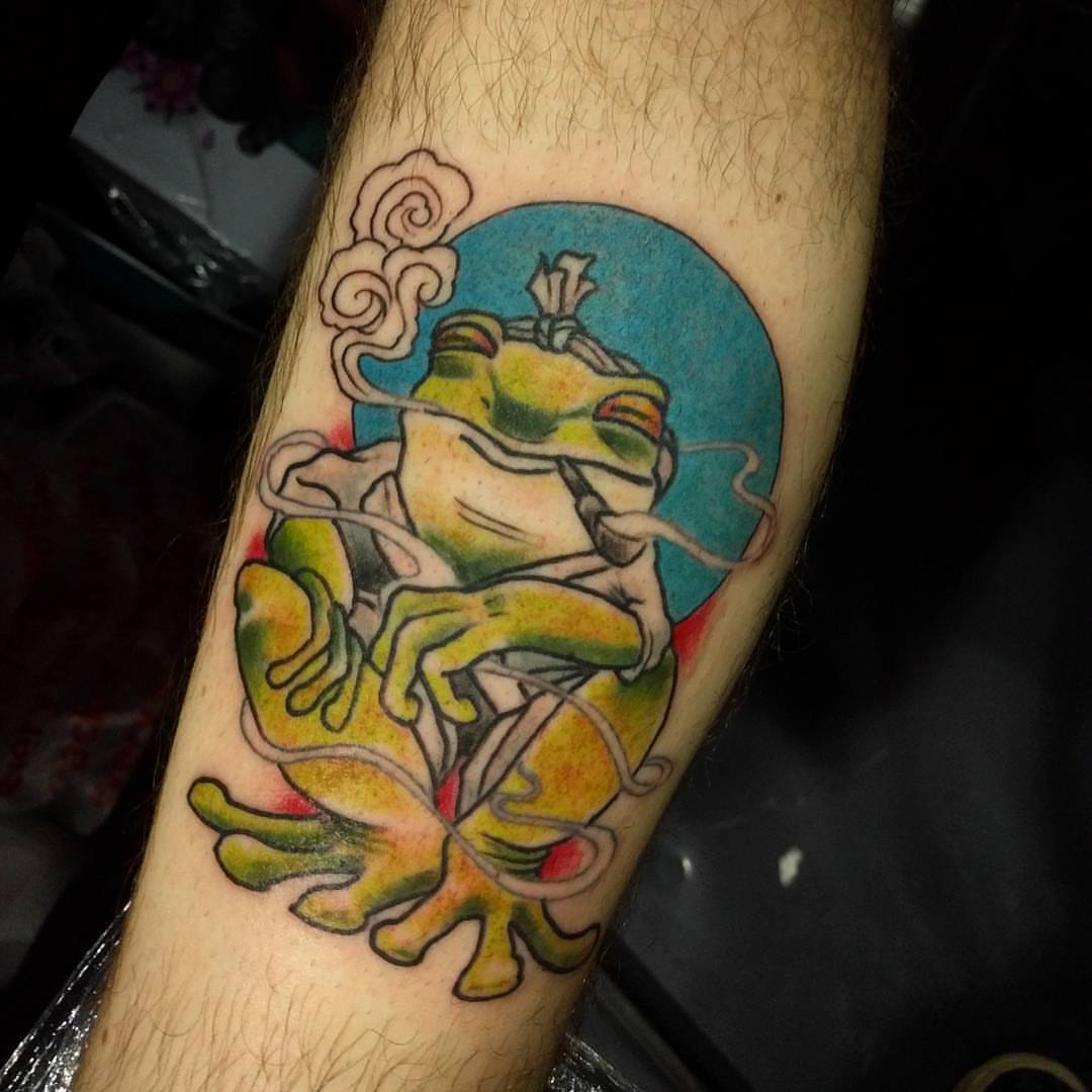 74 Amazing Japanese Frog Tattoos That Will Motivate You