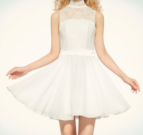 XXX tbdressfashion:  lace short dress homecoming photo