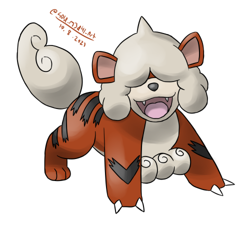 g0ld-m3d4l-art: Hisuian Growlithe is a FLOOFY GOOD BOI!If you like my work you can support me on Ko-