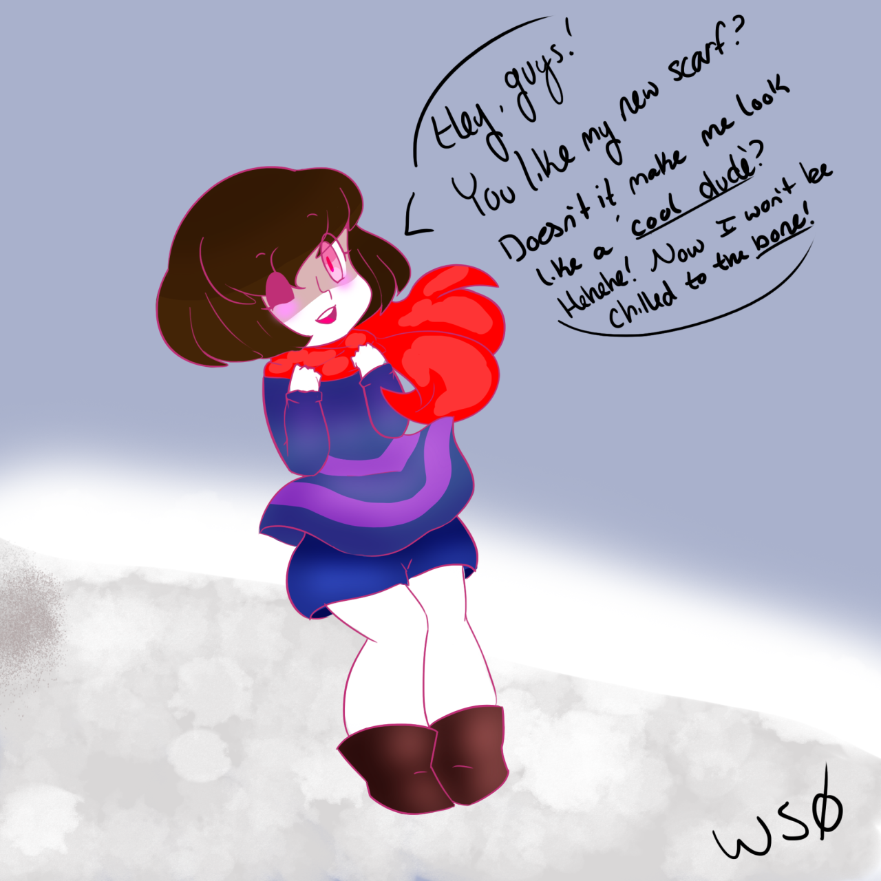 Cute Yet Crappy Art Genocide Frisk Being A Horrible Person