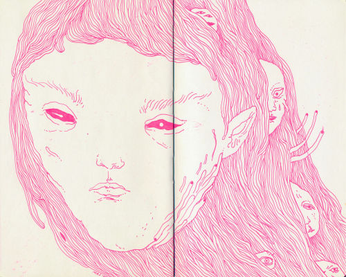 art-creature:  recent sketchbook stuff