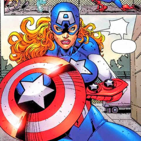 lady-loki-laufeyson: Comic Heroines - American Dream Alter Ego - Shannon CarterPower / Abilities - Olympic level athlete Skilled martial artist Peak physical condition Superb aim Carries an indestructible shield Use of disc weapons 