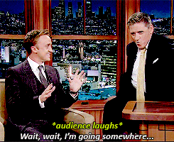 jvh1988:Tom Felton on Late Late Show (May 5th, 2014)