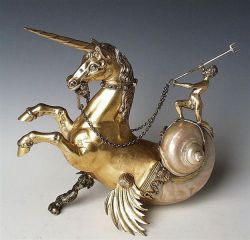 treasures-and-beauty:  Sea unicorn as a drinking