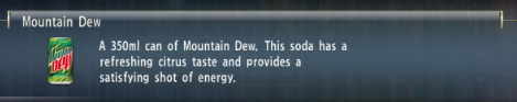 essence-of-armbarring: NO ENERGY DRINKS, NO RESTAURANTS ONLY DEW™  best game ever! <3