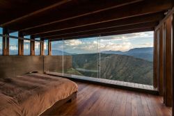 Creativehouses:  Only Wood, Glass And The View - Casa Los Algarrobos - José María