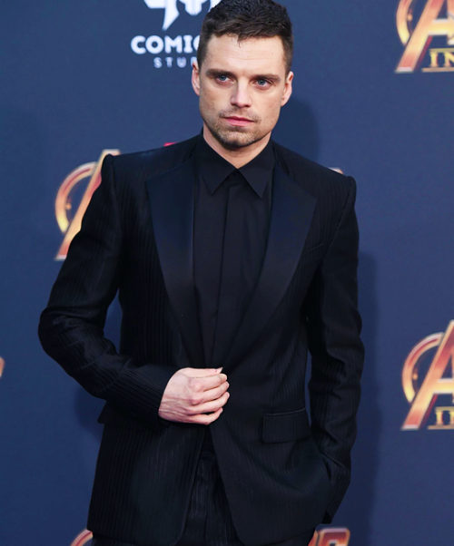 wesleygasm:SEBASTIAN STAN | ‘Avengers: Infinity War’ Premiere, Los Angeles / April 23, 2018