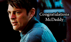 begitalarcos:  Kirk congratulates Bones after the long and difficult birth of he and Pavel’s son