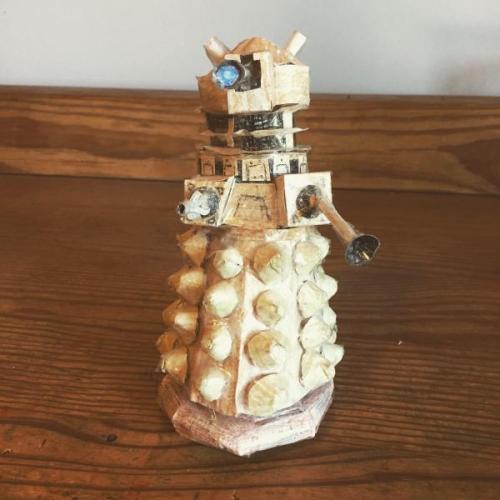 Dalek paper model I made a while back @doctorwho