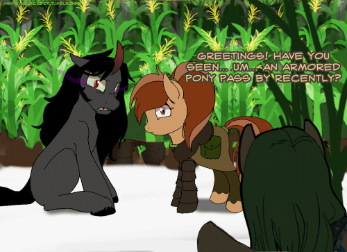 ask-omegacoder:Oh, good. A unicorn. I’m sure he’ll be helpful! We Repair Ponies #163=o GASP~! Oh dis gon be good! OwO
