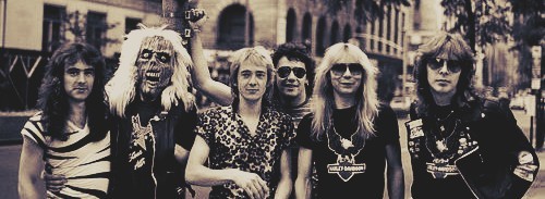 XXX insipidnecroticarcass:  Iron Maiden 1981 photo