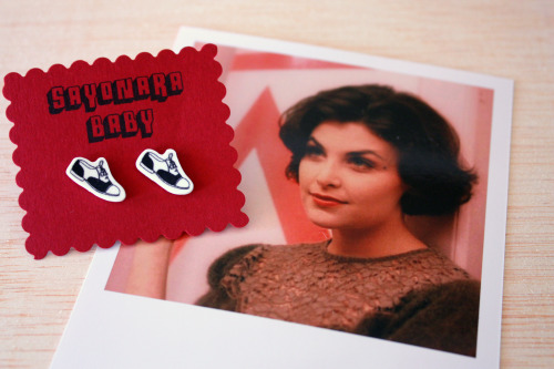 littlealienproducts: Audrey Horne Twin Peaks Earrings by www.etsy.com/es/shop/SayonaraBaby /