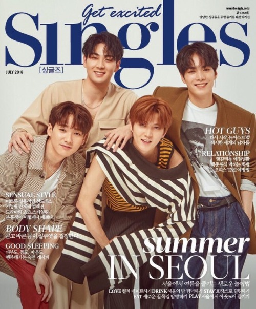 [PHOTOGALLERY] NU’EST W for Singles Magazine July 2018Source: 챠밍렌 Charming REN 