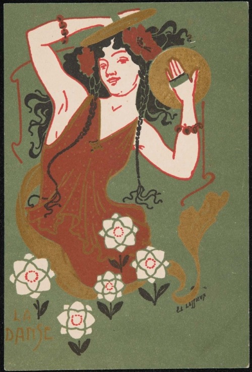 heaveninawildflower:Art Nouveau postcards by Ernest Louis Lessieux (French, 1848–1925).1) Cere