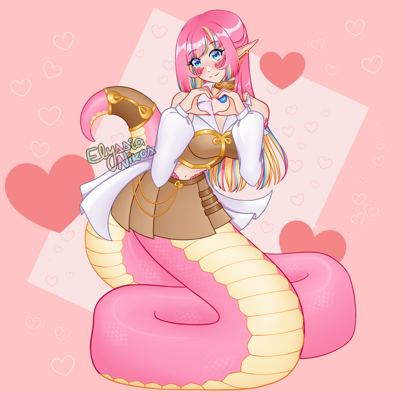 Your friendly shapeshifting Lamia — I never posted this one here, so why  not now? Fan...
