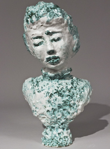 “Portrait Bust with Closed Eyes” by Elise Siegel, 2012