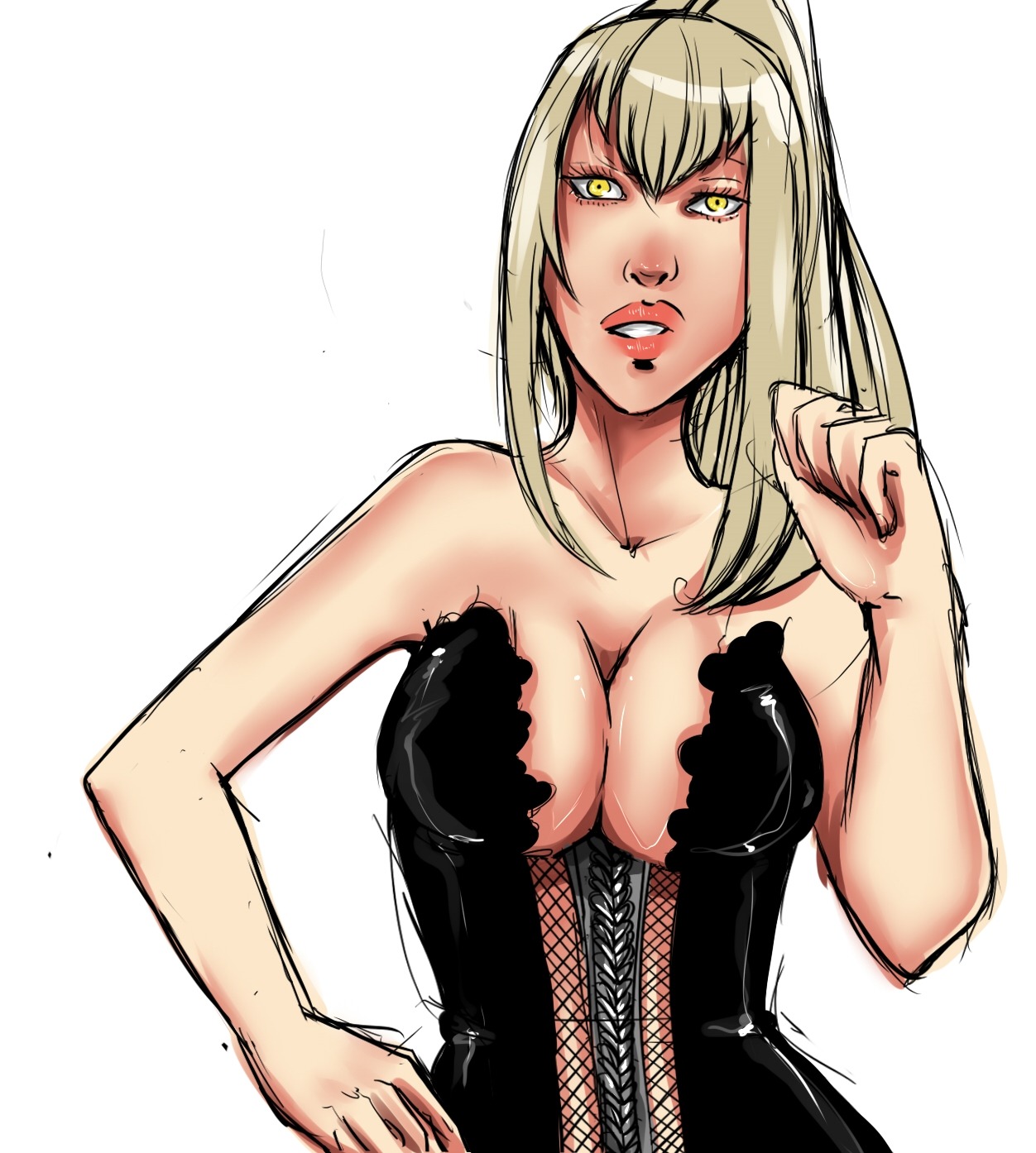 Quickly sketch of my Oc Aurea :3