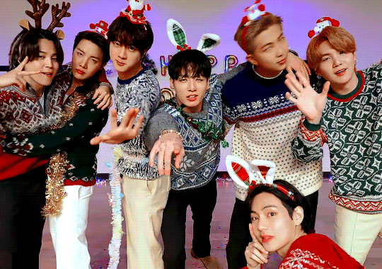 nevermind — merry christmas from bts ♡