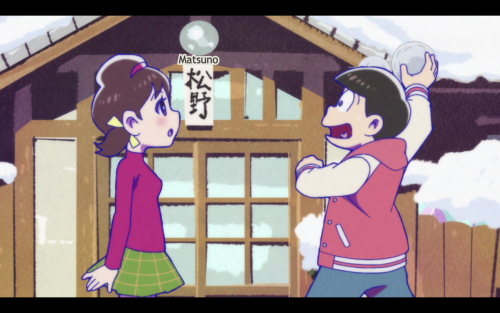 Osomatsu is a gentleman. I honestly ship them. They can both be assholes haha. 